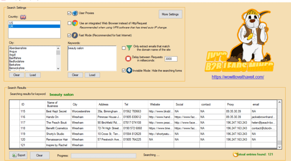 YELLOW PAGES SCRAPER AND EXTRACTOR SOFTWARE FOR USA AND UK Creative